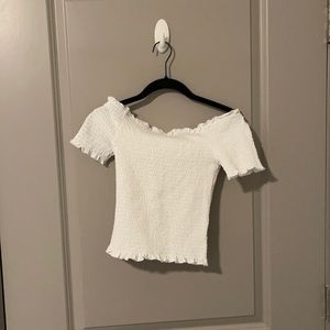 White H&M off the shoulder top